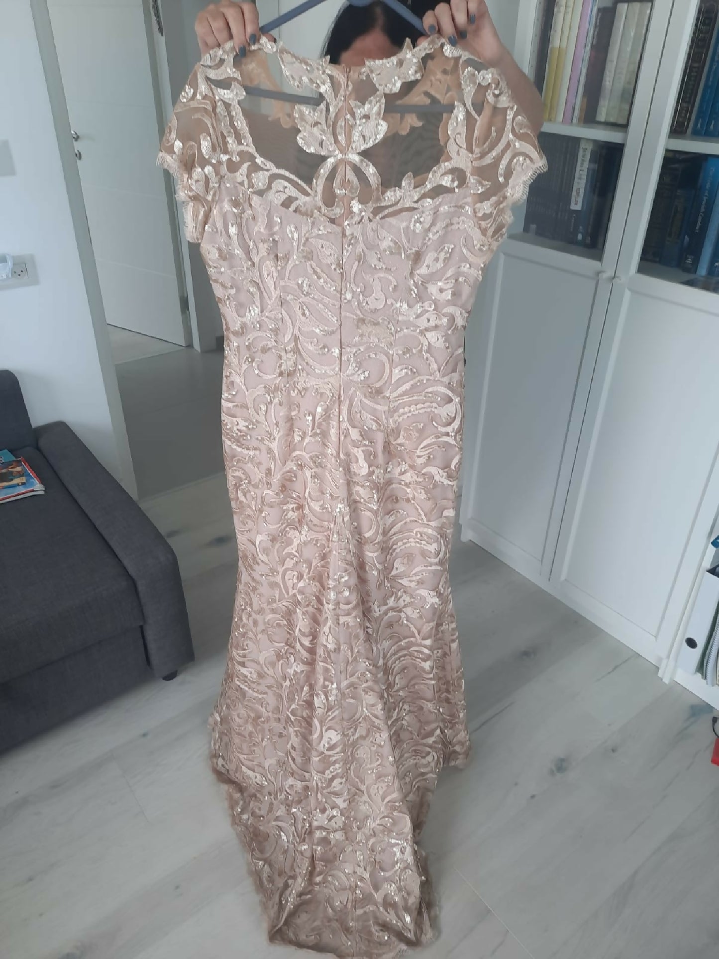 Gold dress