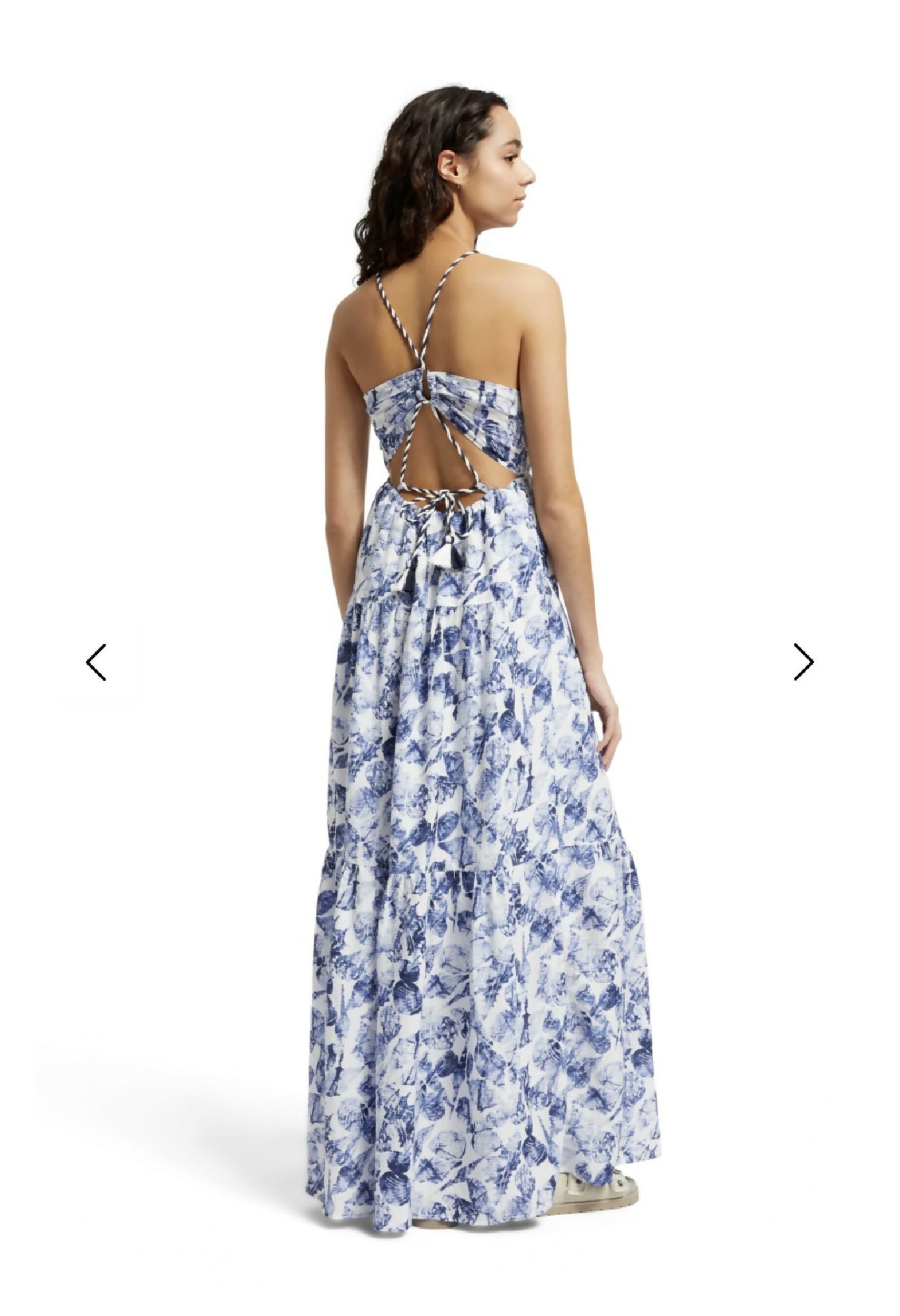 "Scotch and Soda" Blue & White Maxi Dress