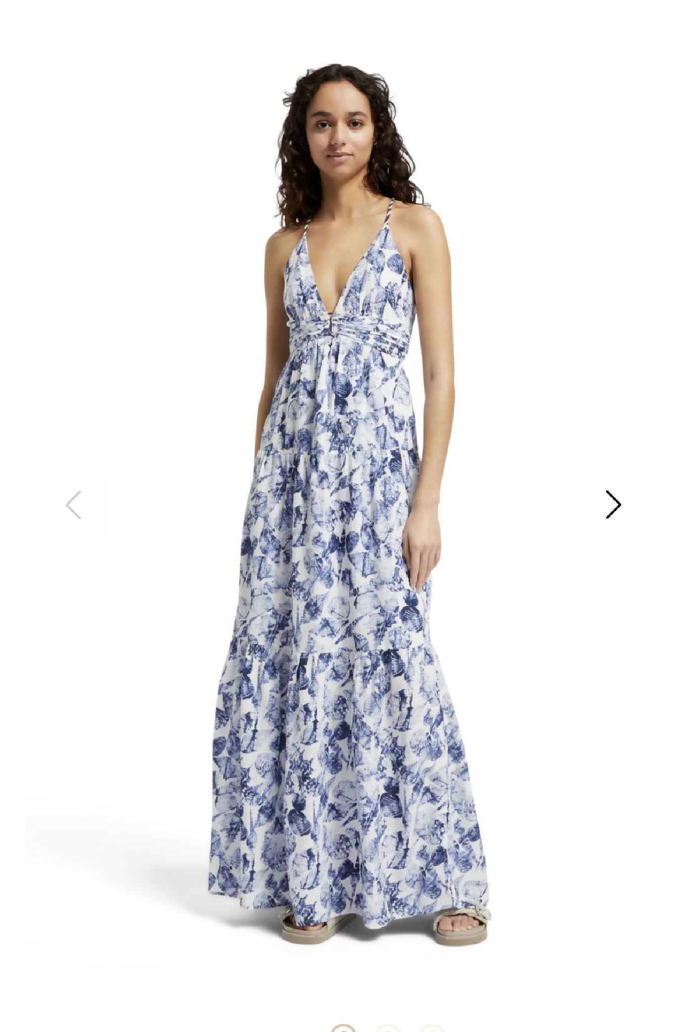 "Scotch and Soda" Blue & White Maxi Dress