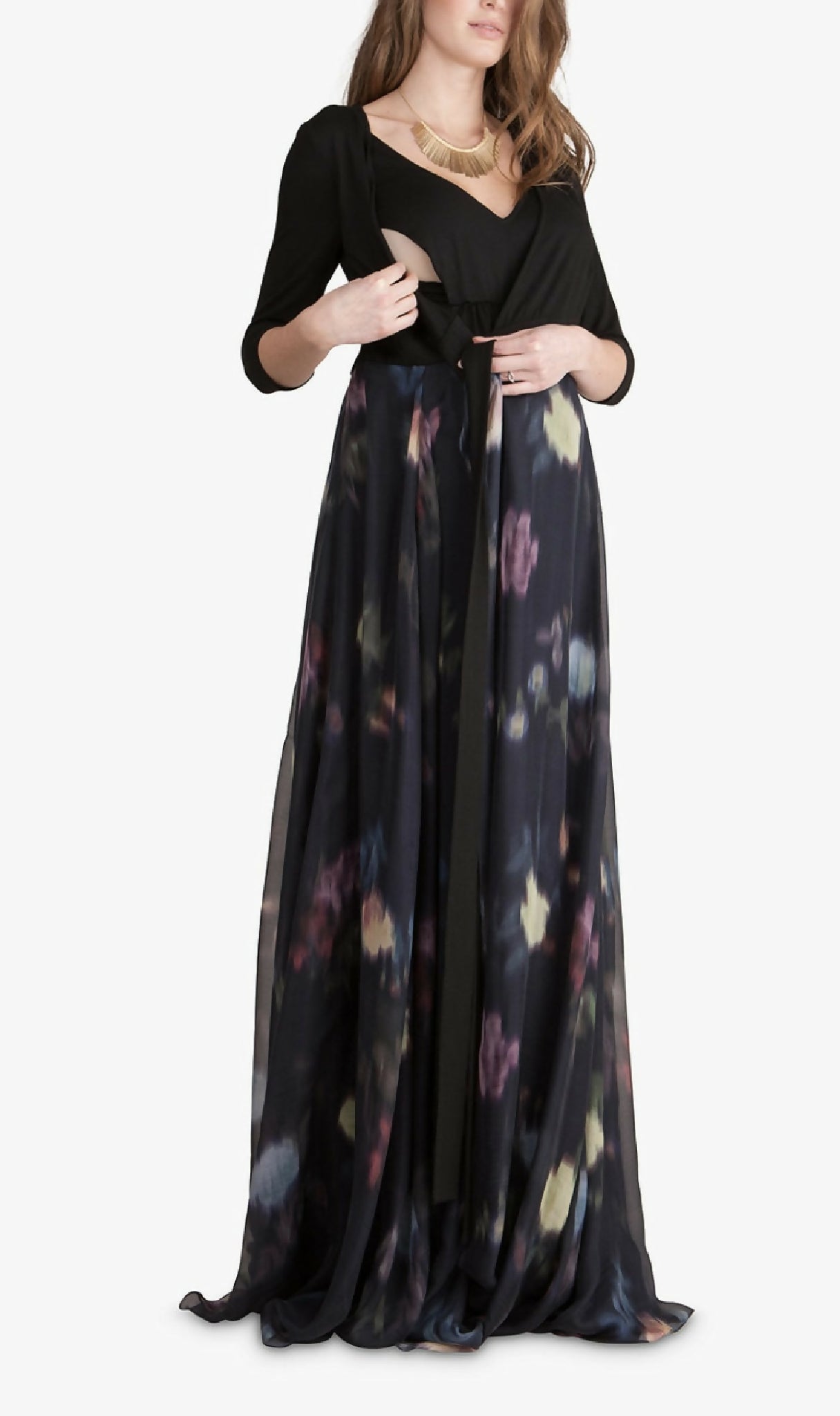 Maternity and Nursing Gown
