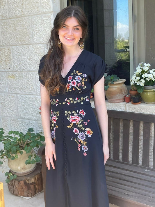 Black Floral Dress